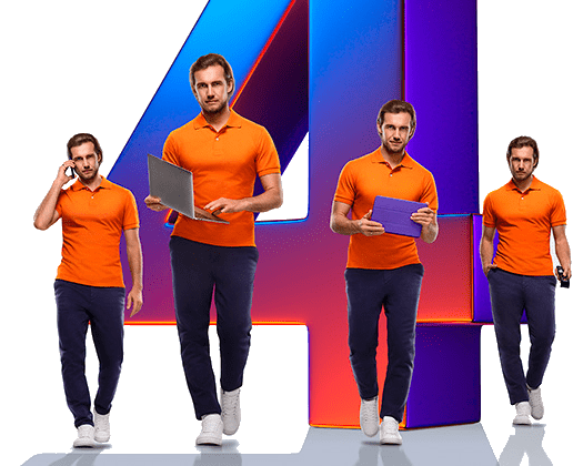 Великолепная четверка Ростелеком в село Середниково (Московская область)